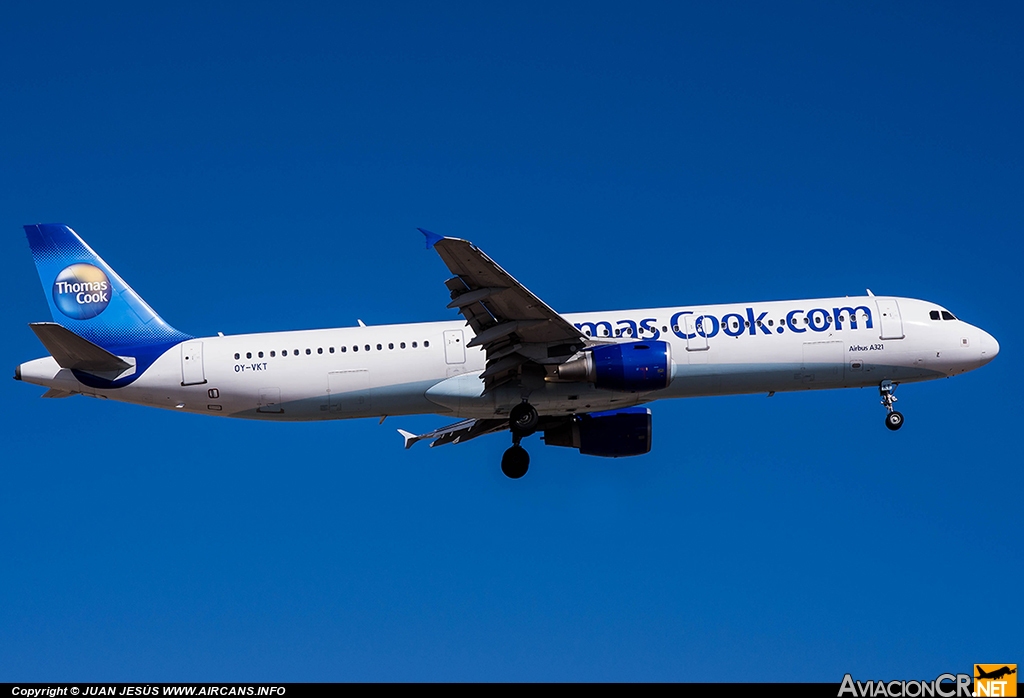 OY-VKT - Airbus A321-211 - Thomas Cook Airlines Scandinavia