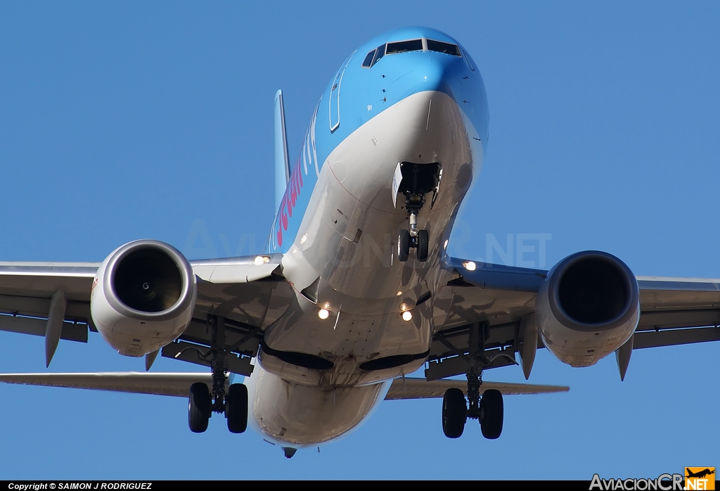 OO-JPT - Boeing 737-8K5 - Jetair Fly