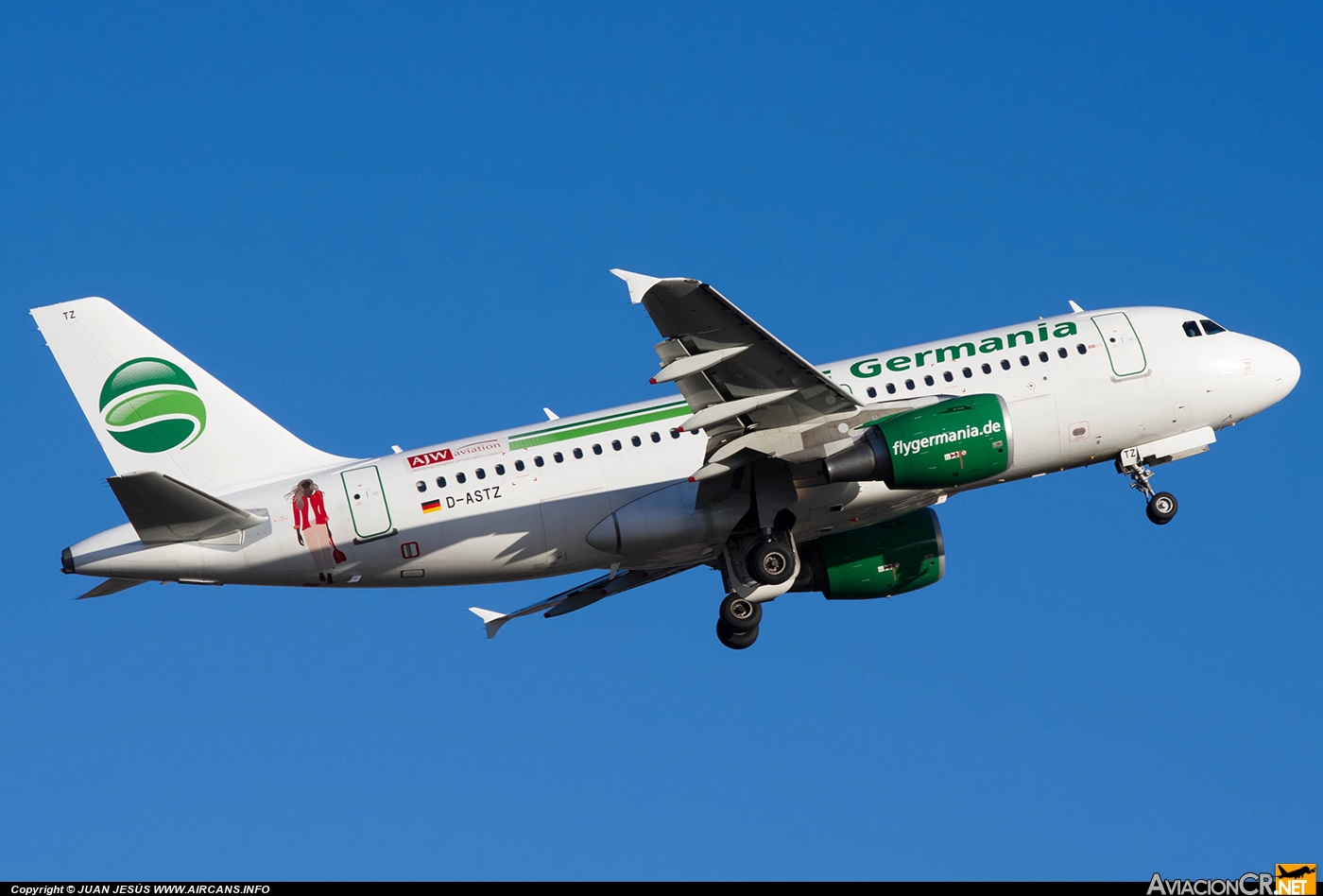 D-ASTZ - Airbus A319-112 - Germania