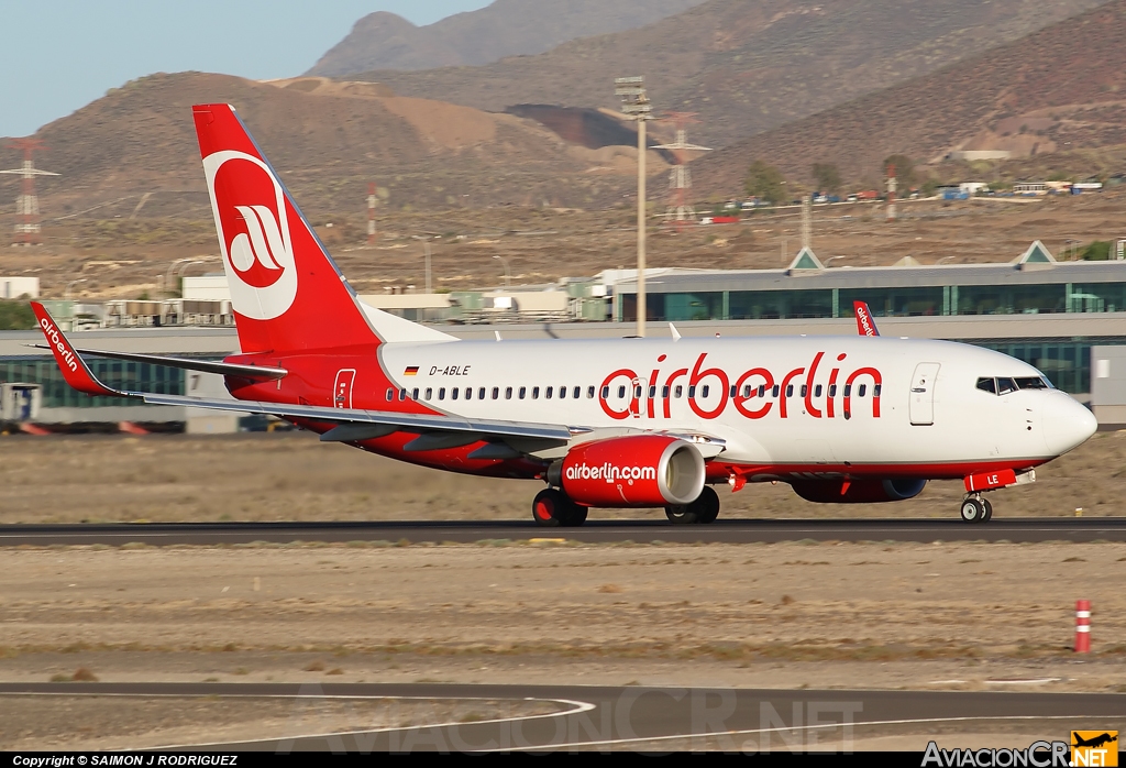 D-ABLE - Boeing 737-76J - Air Berlin