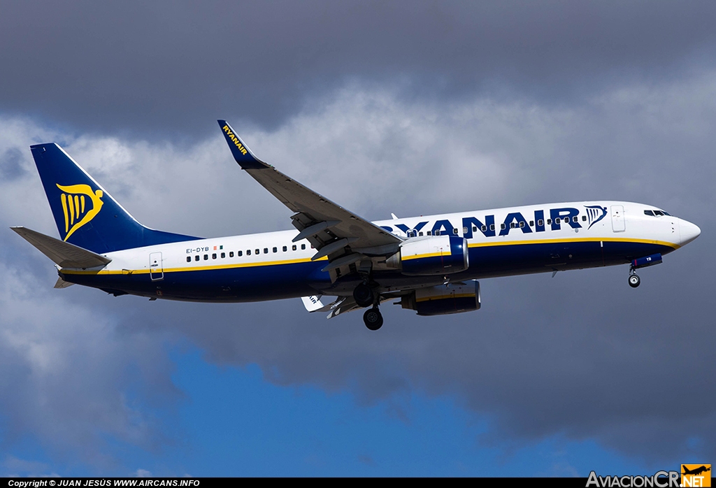 EI-DYB - Boeing 737-8AS - Ryanair