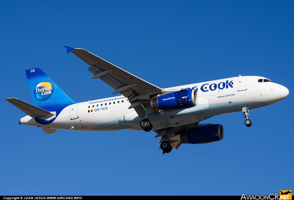 OO-TCS - Airbus A319-132 - Thomas Cook Airlines Belgiun