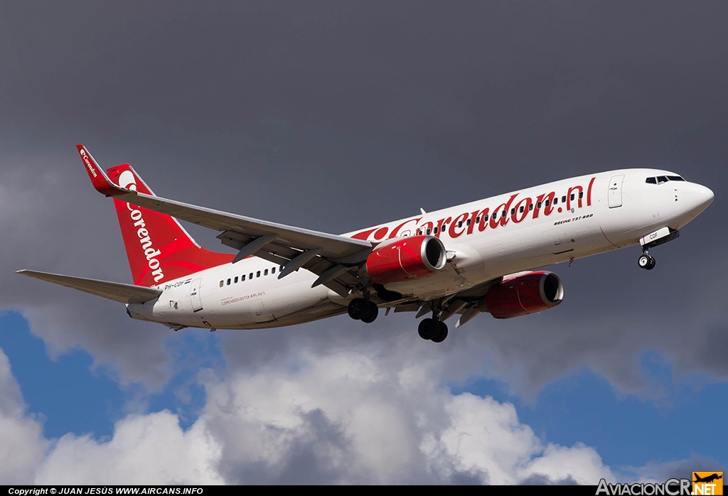 PH-CDF - Boeing 737-804 - Corendon Dutch Airlines
