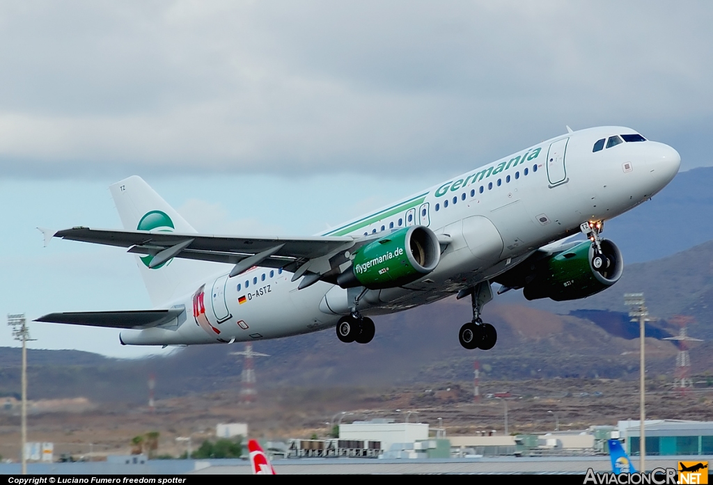 D-ASTZ - Airbus A319-112 - Germania