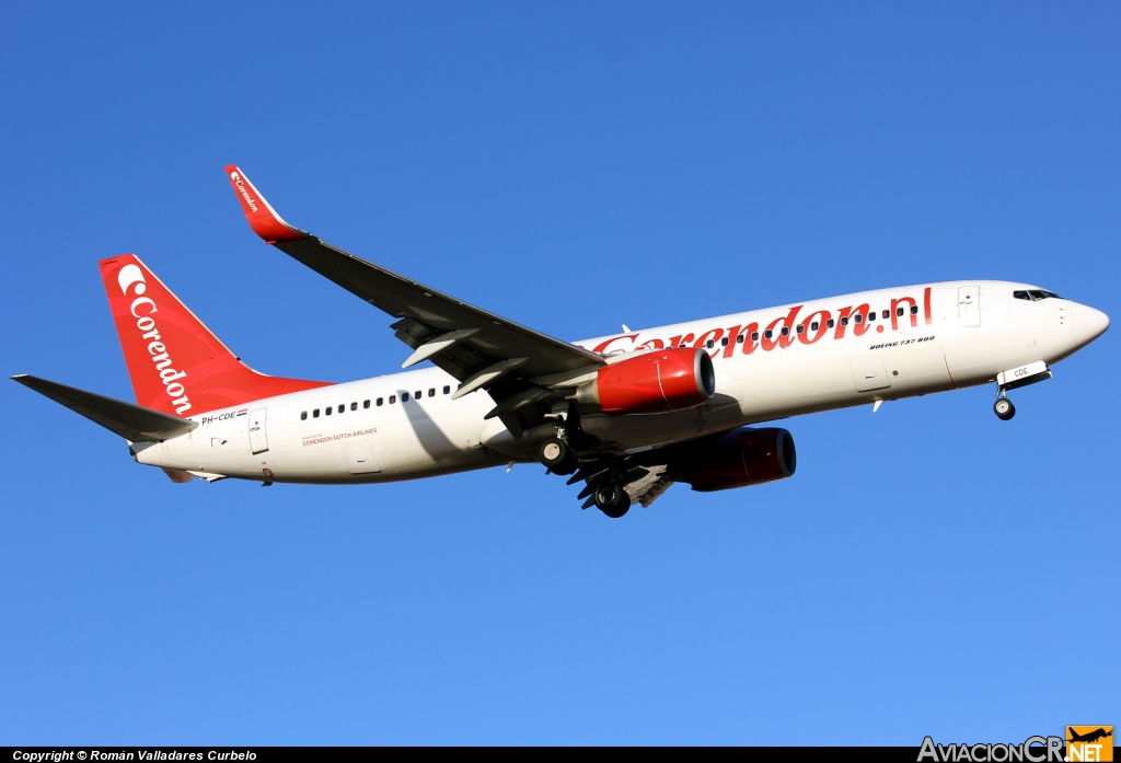 PH-CDE - Boeing 737-8KN - Corendon Dutch Airlines