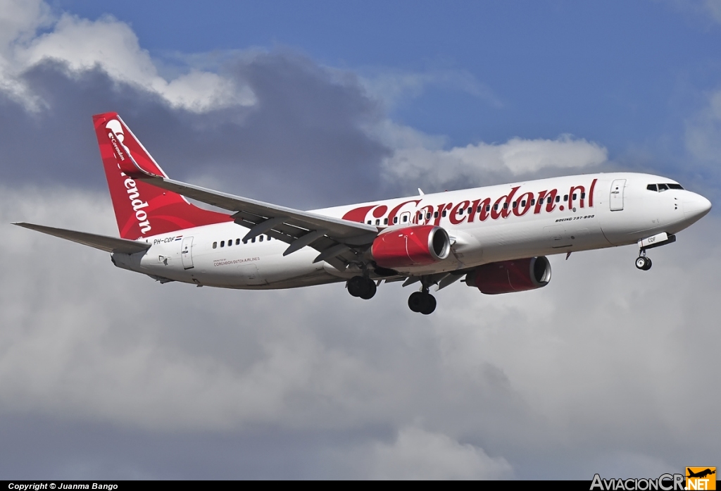 PH-CDF - Boeing 737-804 - Corendon Dutch Airlines