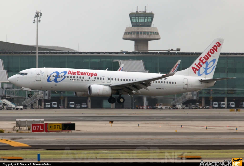 EC-IDT - Boeing 737-86Q - Air Europa