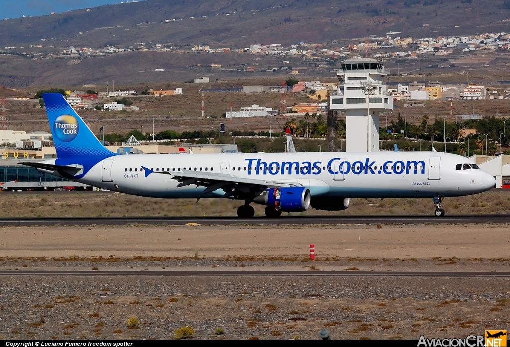 OY-VKT - Airbus A321-211 - Thomas Cook Airlines Scandinavia