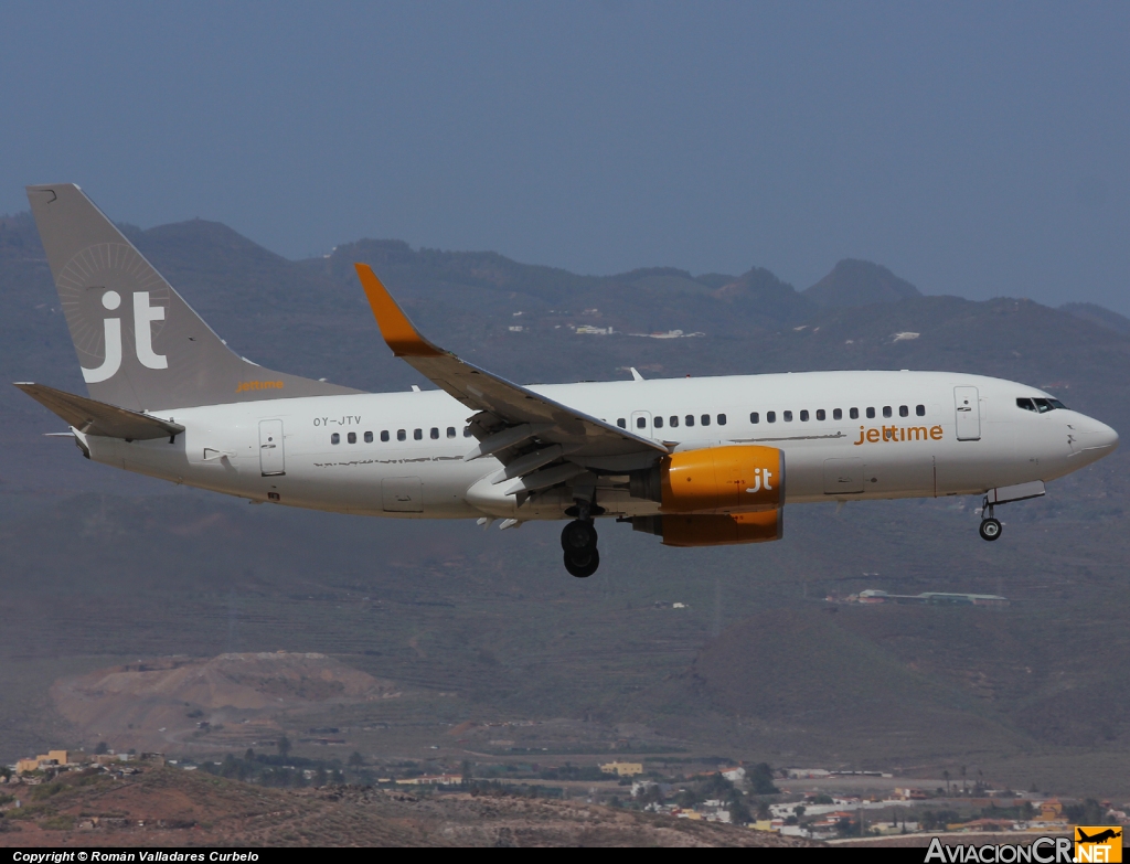OY-JTV - Boeing 737-7L9 - Jettime