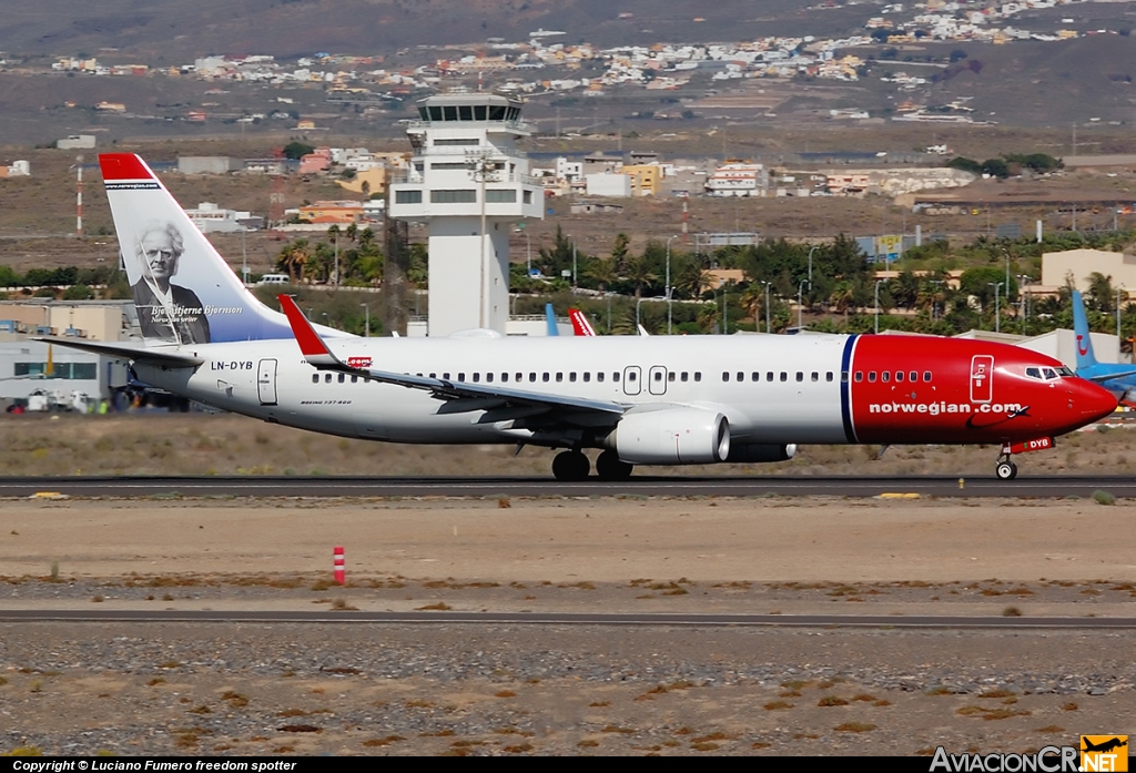 LN-DYB - Boeing 737-8JP - Norwegian Air Shuttle