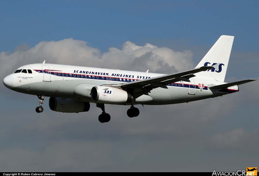 OY-KBO - Airbus A319-131 - Scandinavian Airlines-SAS