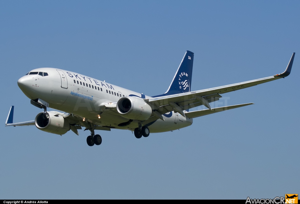 LV-BZA - Boeing 737-76N - Aerolineas Argentinas