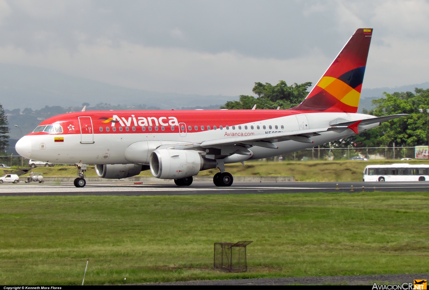 N595EL - Airbus A318-111 - Avianca