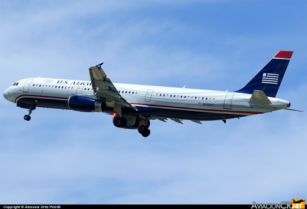 N555AY - Airbus A321-231 - US Airways