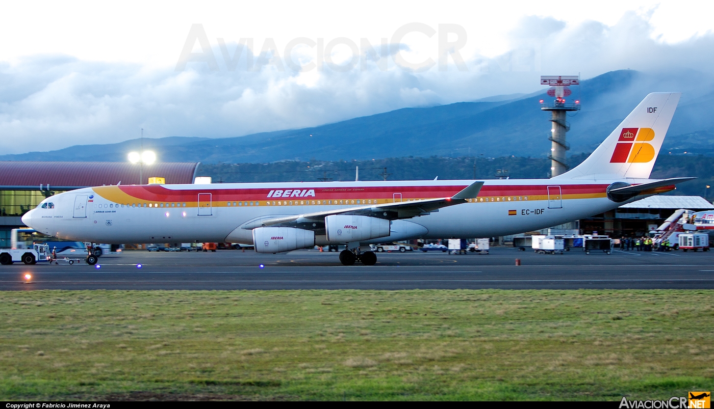 EC-IDF - Airbus A340-313X - Iberia