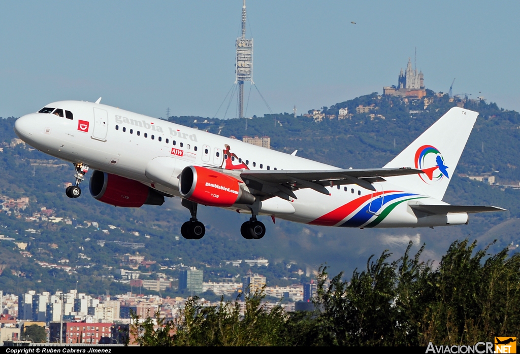 D-ASTA - Airbus A319-112 - Gambia Bird