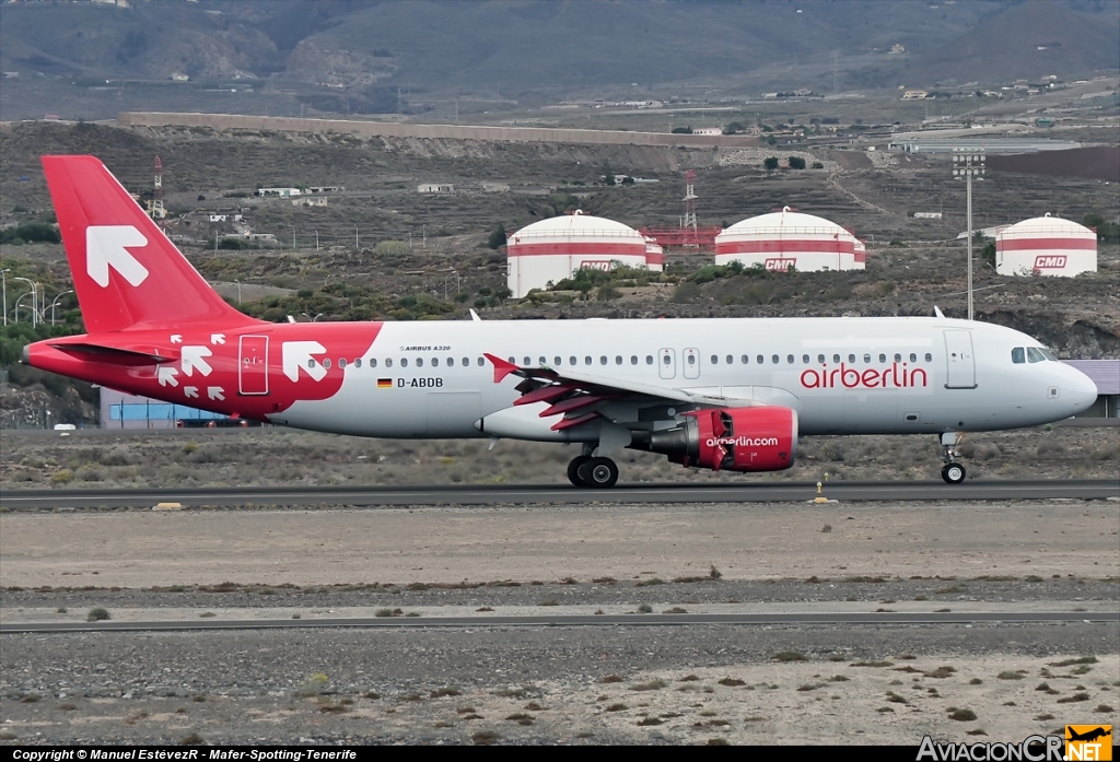 D-ABDB - Airbus A320-214 - Air Berlin