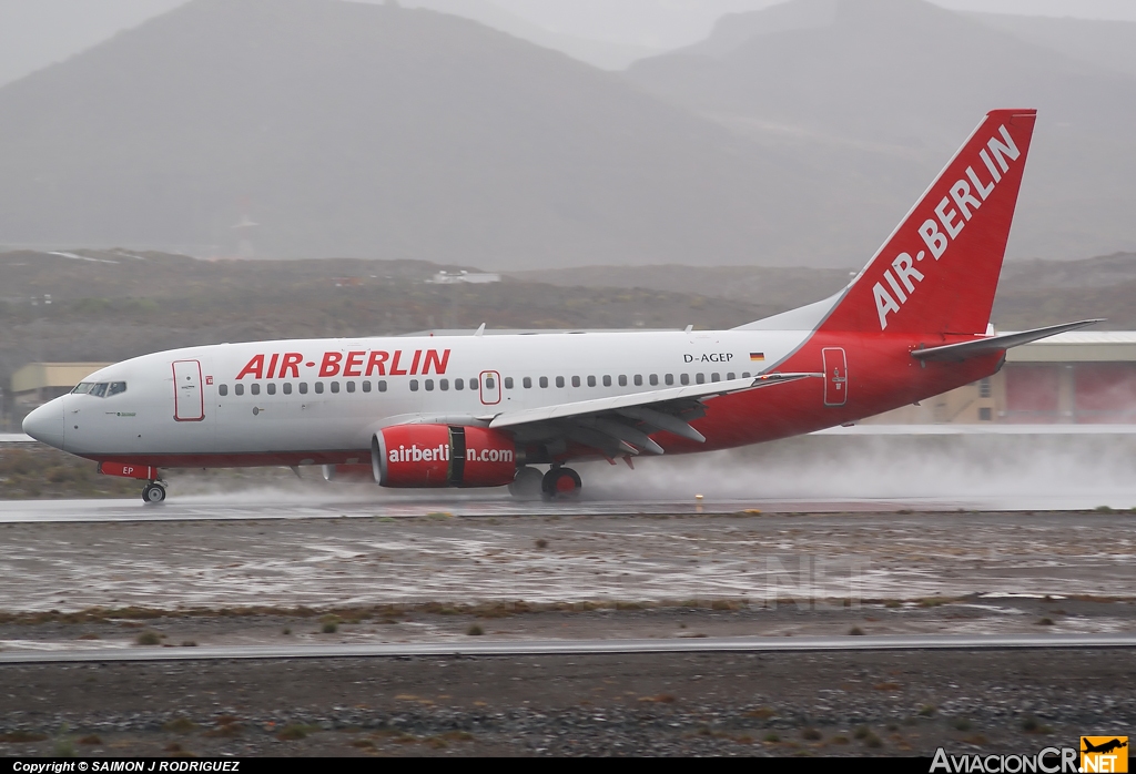 D-AGEP - Boeing 737-75B - Air Berlin