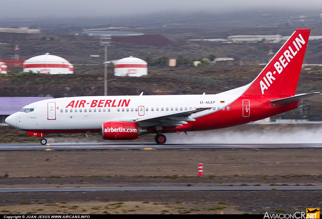 D-AGEP - Boeing 737-75B - Air Berlin