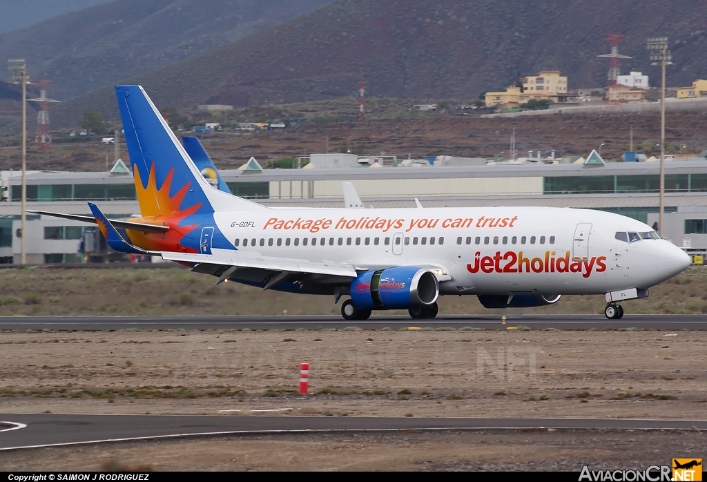 G-GDFL - Boeing 737-36N - Jet2.com