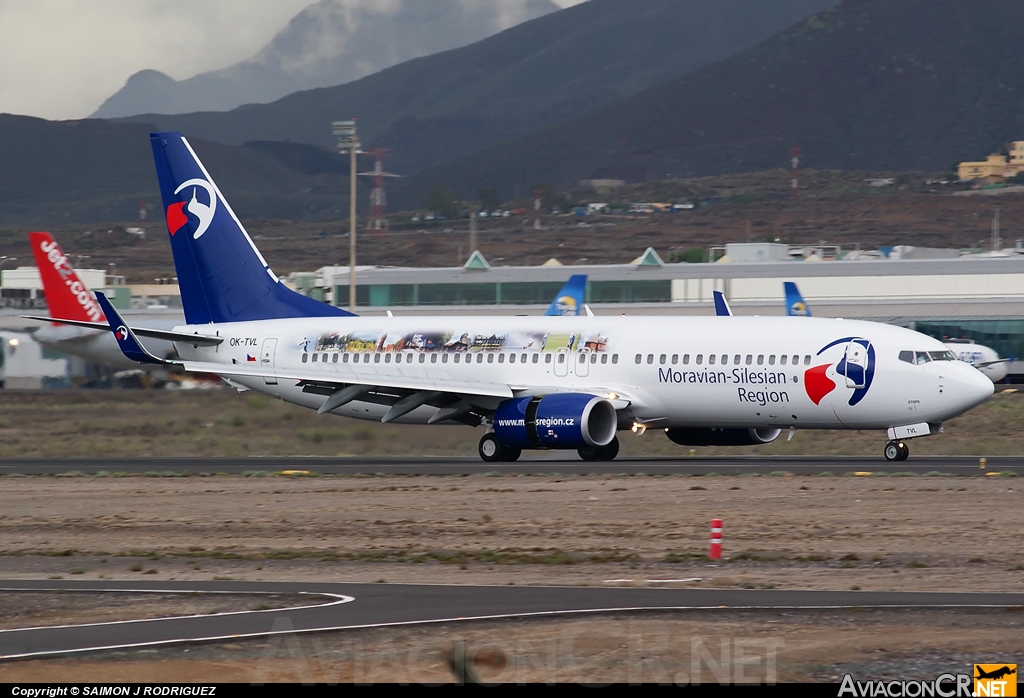 OK-TVL - Boeing 737-8FN - Travel Service