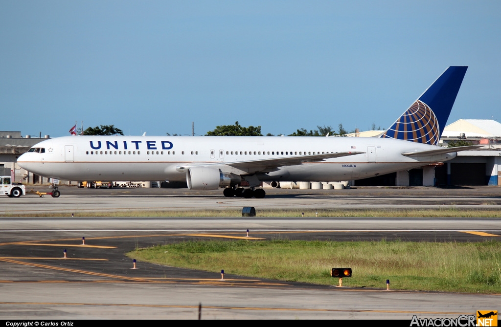 N664UA - Boeing 767-332 - United Airlines