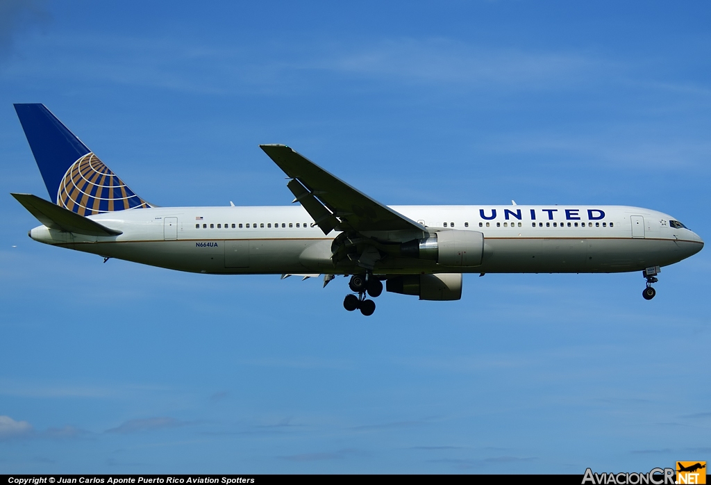 N664UA - Boeing 767-332 - United Airlines