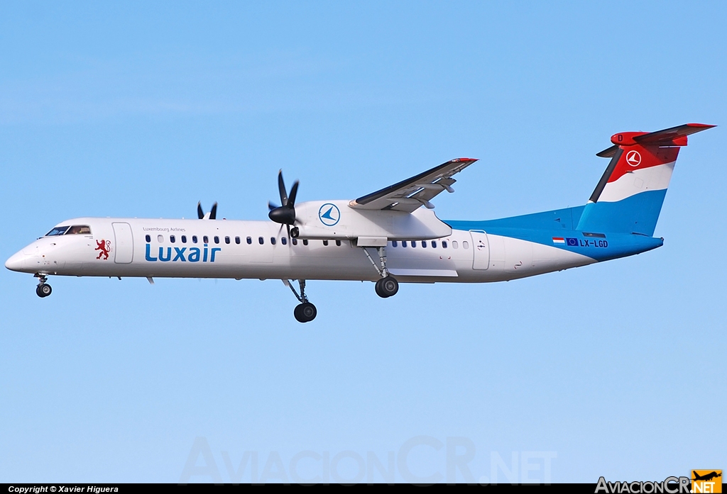 LX-LGD - De Havilland Canada DHC-8-402Q Dash 8 - LUXAIR