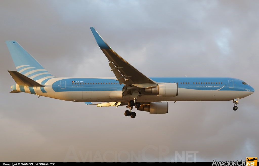 OO-JAP - Boeing 767-38E/ER - Jetairfly (TUI Airliners Belgium)