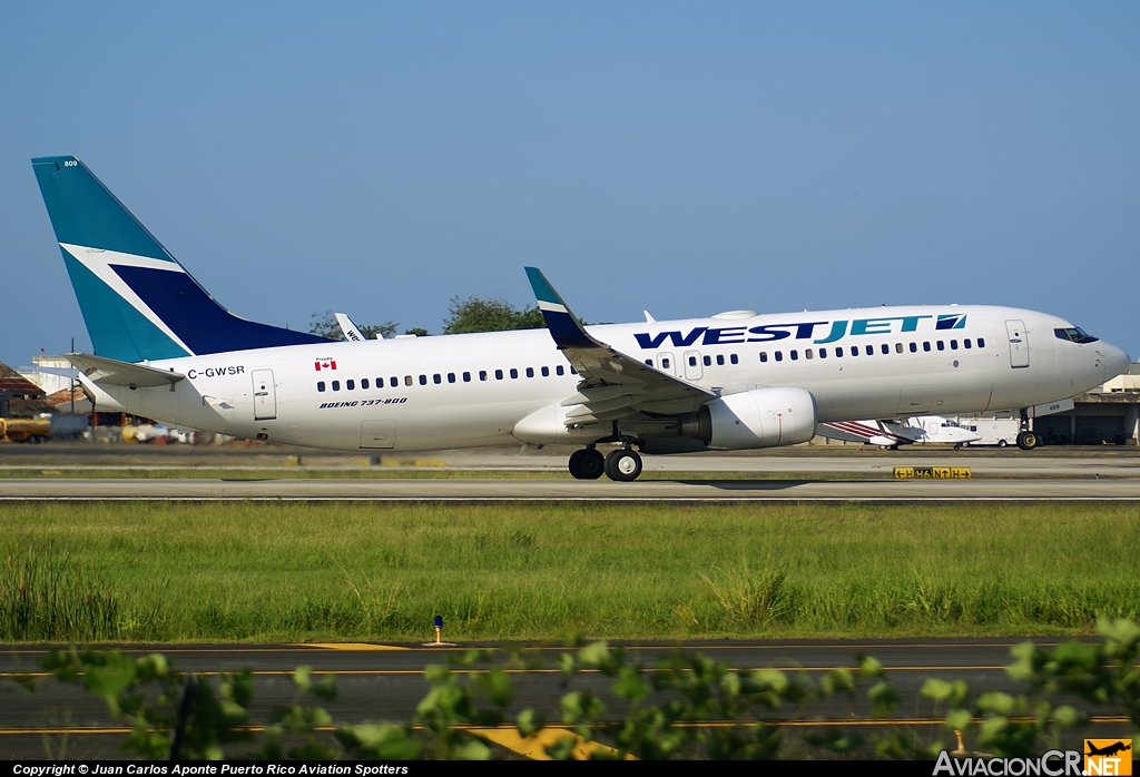 C-GWSR - Boeing 737-8CT - Westjet