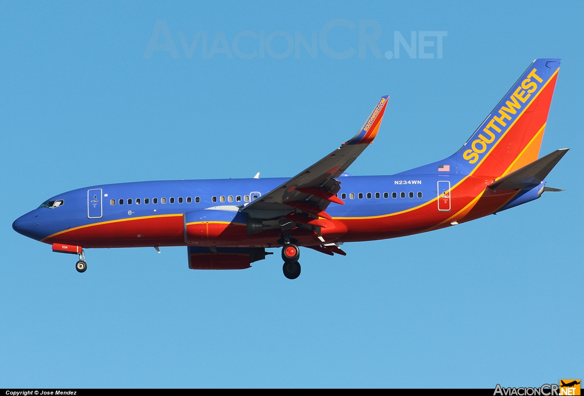 N234WN - Boeing 737-7H4 - Southwest Airlines