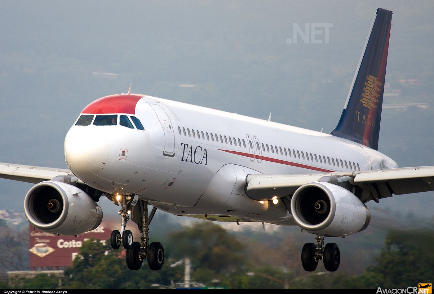 N496TA - Airbus A320-233 - TACA