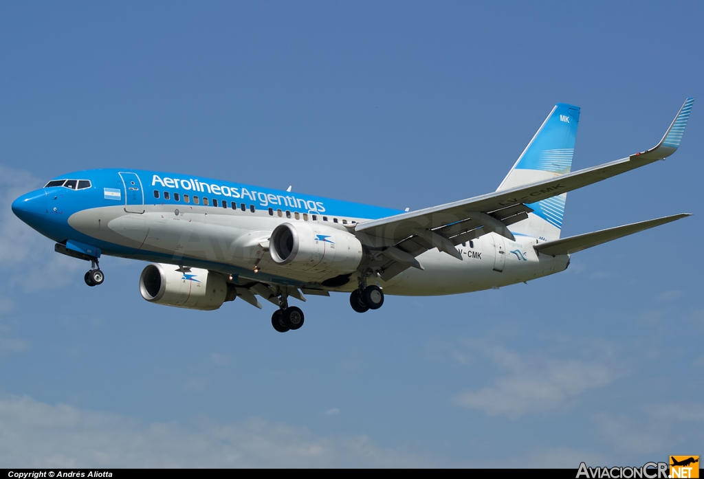 LV-CMK - Boeing 737-7Q8 - Aerolineas Argentinas