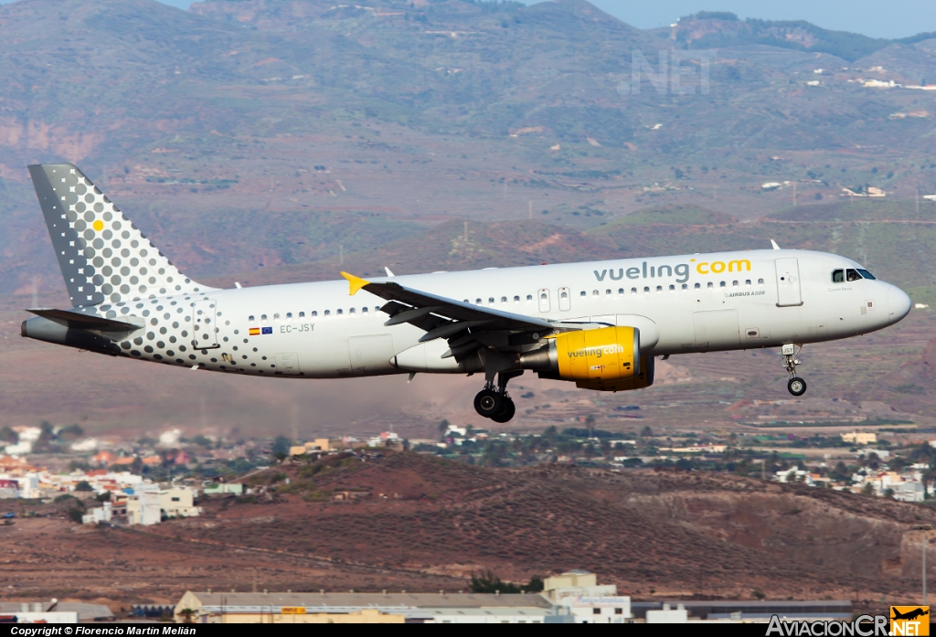 EC-JSY - Airbus A320-214 - Vueling