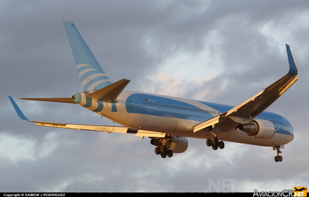 OO-JAP - Boeing 767-38E/ER - Jetairfly (TUI Airliners Belgium)