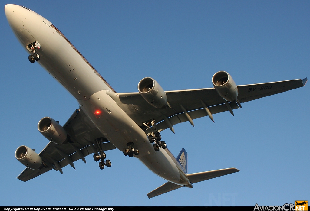 9V-SGD - Airbus A340-541 - Singapore Airlines