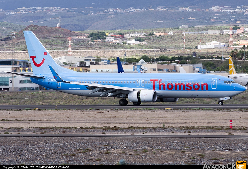G-TAWI - Boeing 737-8K5 - Thomson Airways