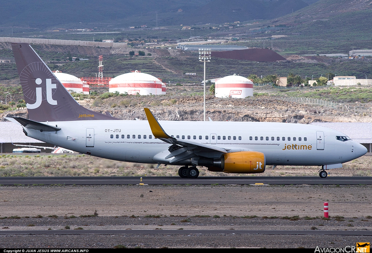 OY-JTU - Boeing 737-7L9 - Jettime