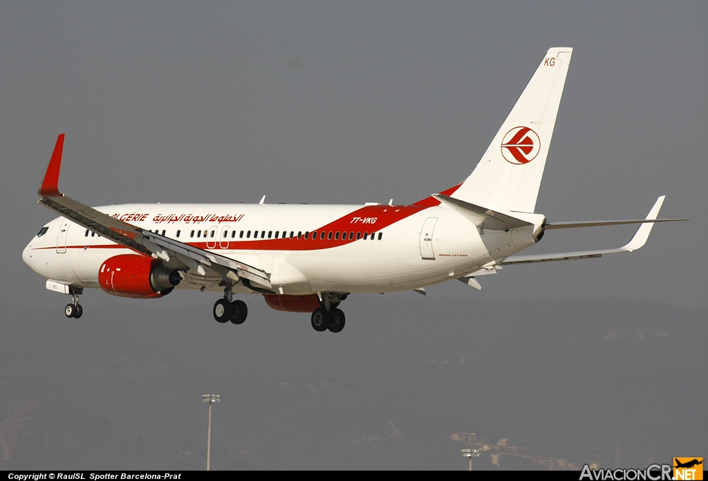 7T-VKG - Boeing 737-8D6 - Air Algérie