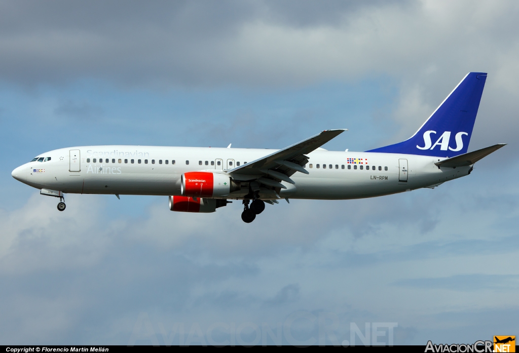 LN-RPM - Boeing - 737-883 - Scandinavian Airlines - SAS