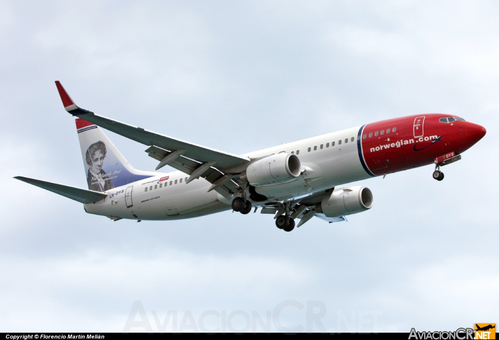LN-DYS - Boeing - 737-8JP - Norwegian Air Shuttle