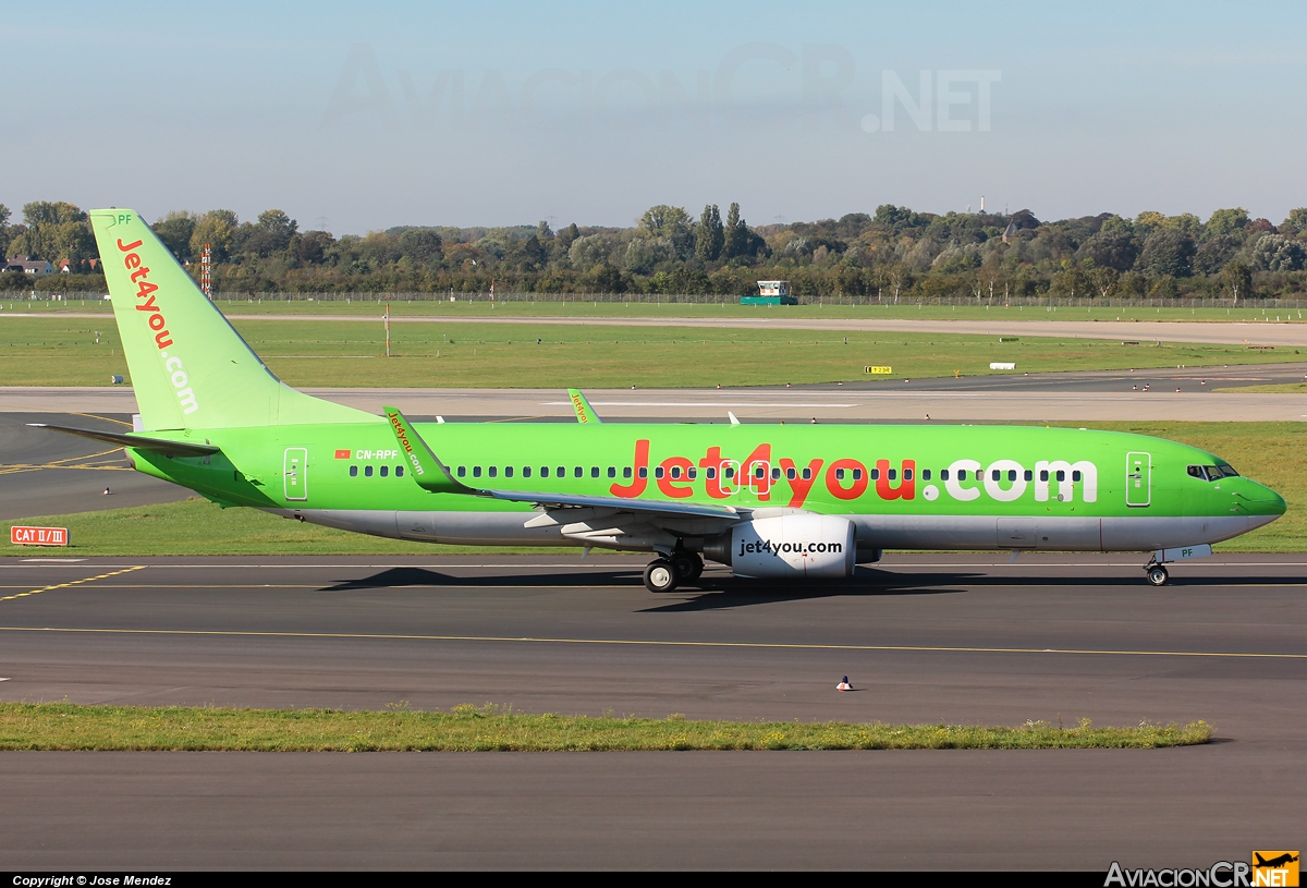 CN-RPF - Boeing 737-8K5 - Jet4You