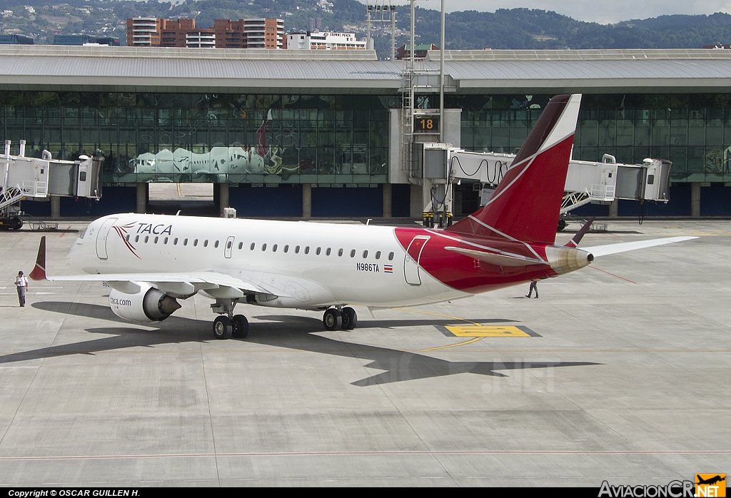 N986TA - Embraer 190-100IGW - TACA