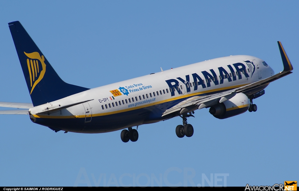 EI-DPY - Boeing 737-8AS - Ryanair