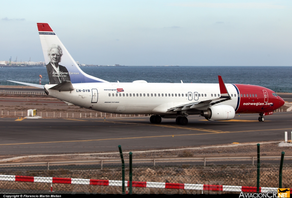 LN-DYB - Boeing 737-8JP - Norwegian Air Shuttle