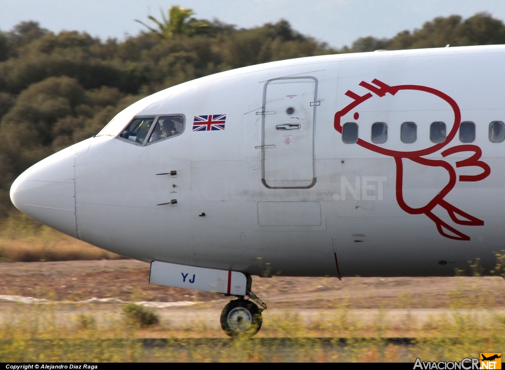 G-TOYJ - Boeing 737-36M - Bmibaby