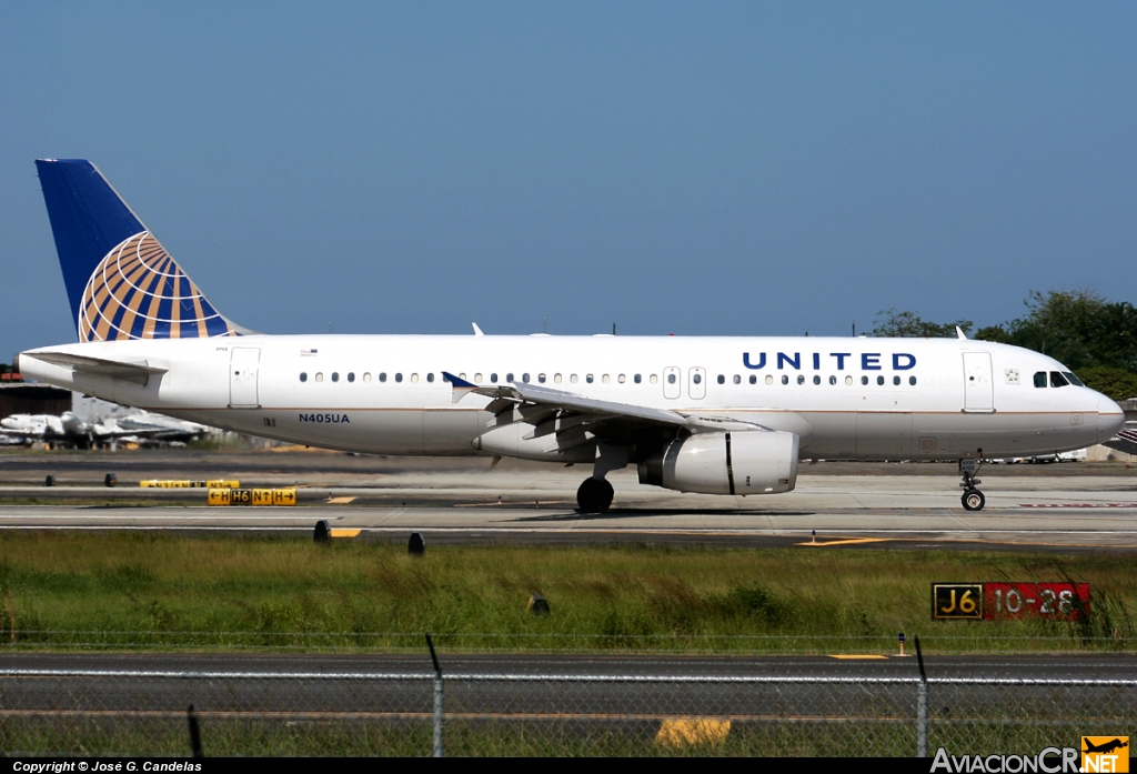 N405UA - Airbus A320-232 - United Airlines