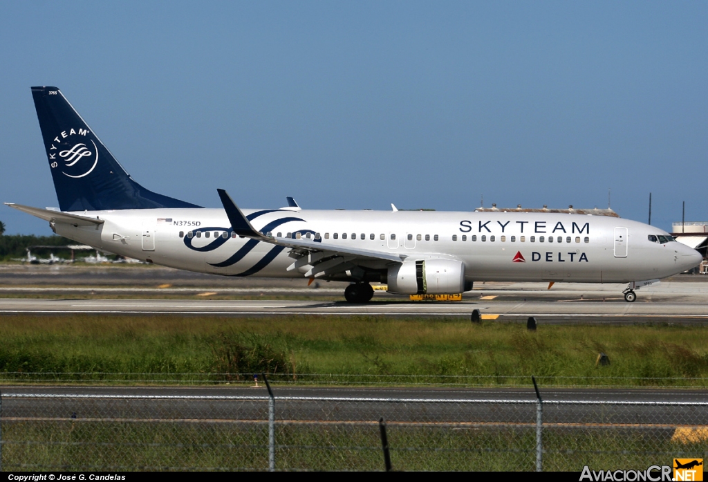N3755D - Boeing 737-832 - Delta Air Lines