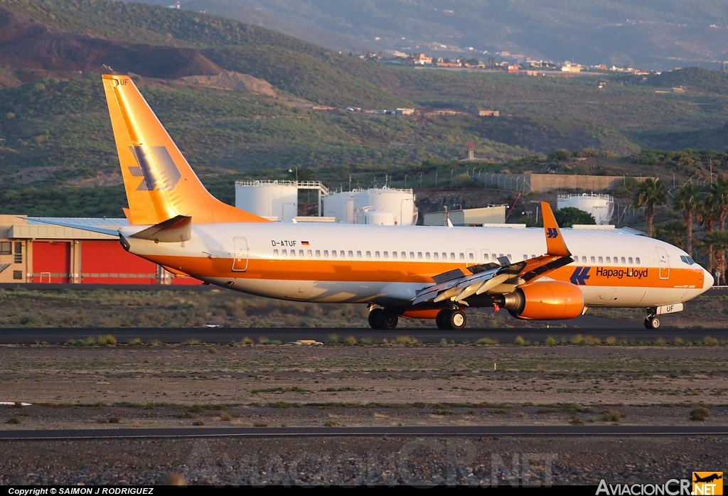 D-ATUF - Boeing 737-8K5 - Hapag-Lloyd