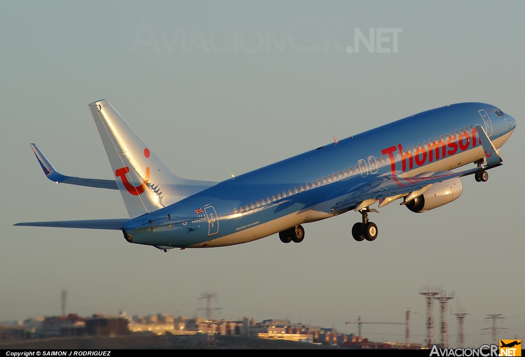 G-TAWJ - Boeing 737-8K5 - Thomson Airways